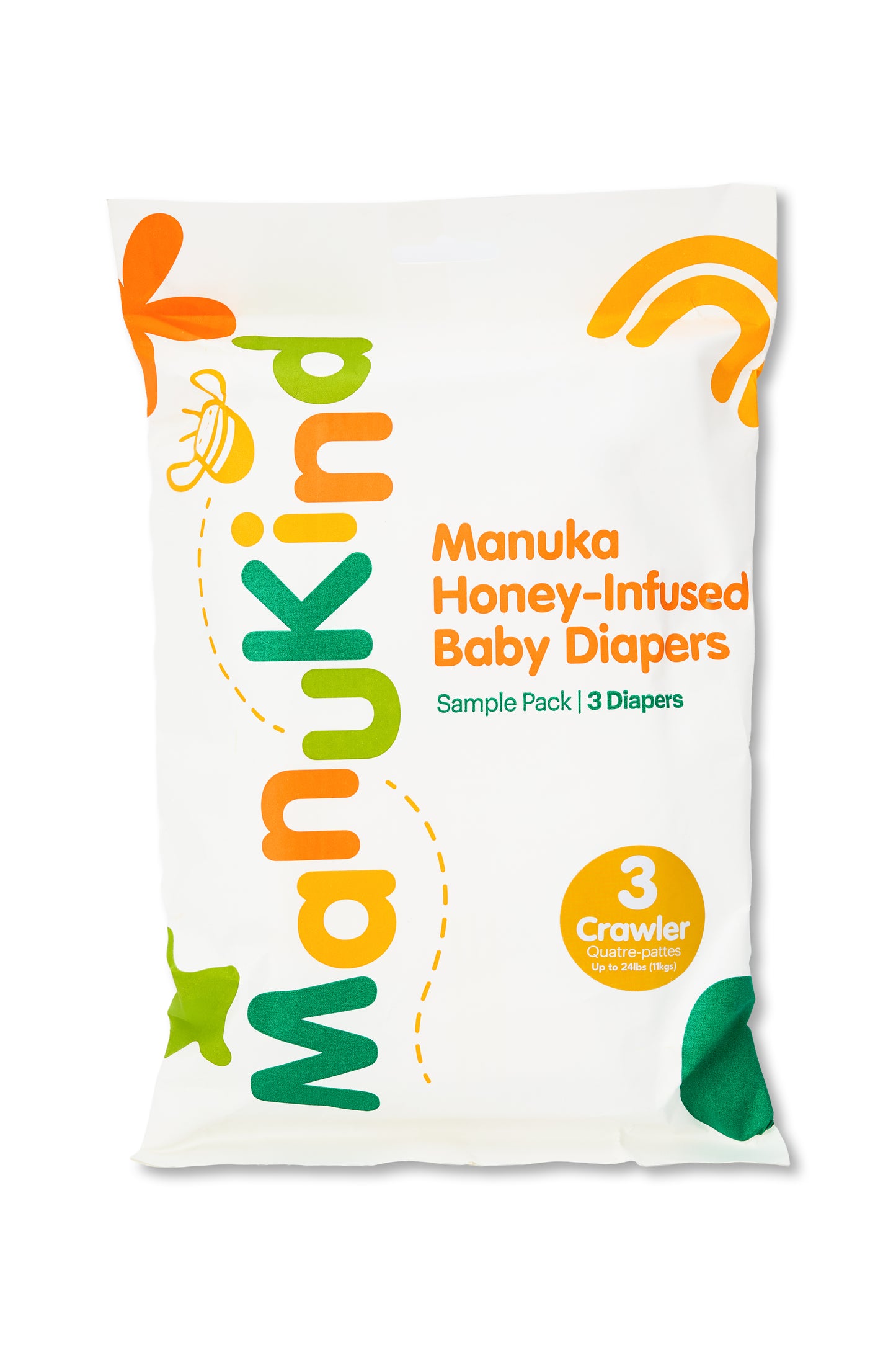 Premium Manuka Honey Diapers Sample Pack